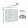 Sauder Nova Loft Chest Gw , Drawers with metal runners and safety stops hold blouses, jeans, and more 429431
